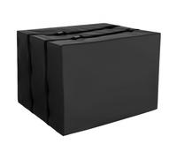 VEVOR Funda Protectora para Aire Acondicionado, 530 x 400 x 380 mm, Tejido de Poliéster Impermeable de Doble Capa, 2 Correas de Hombro Ajustables, Tamaño Universal para Uso en Exteriores, Negro