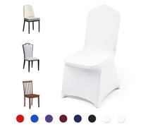 VEVOR Fundas para Sillas, de Poliéster Spandex para Sillas, Elástica para Sillas , Ajuste Universal para Comedor, , Boda, Banquete (105 piezas, )