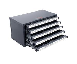 VEVOR Gabinete dispensador de Brocas de 5 cajones para Taladro de 33 a 63 a 63 Pulgadas, con Etiquetas, dispensador apilable para Almacenamiento de Brocas
