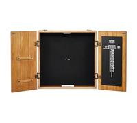 VEVOR Gabinete para Dardos de Madera Maciza, Tamaño Oficial con Accesorios, Fácil de Ensamblar, Juegos de Cricket (Tablero de Dardos no Incluido), Fácil de Limpiar