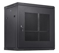 VEVOR Gabinete para servidores de Red Montaje en Pared de 12U, 14,8" gabinete en Rack para servidores 200 lbs con Paneles Laterales de Puerta con Cerradura, para Equipos de TI, Dispositivos A/V