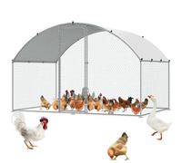 VEVOR Gallinero, 3 x 1,97 x 1,99 m, Gallinero Corral para Patio con Cubierta Impermeable, Gallinero con Techo con Cerradura de Seguridad para Exteriores y Patio Trasero, Granja, Jaula para Conejos