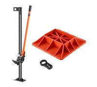 VEVOR Gato Agrícola con Base 122 cm con Elevación Alta y Trinquete Carga Máxima de 3,18 T para Uso Todoterreno de Alta Resistencia con Rango de Elevación de 130,1-1079,5 mm para Tractor, Camión, SUV