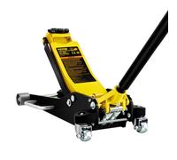 VEVOR Gato de Piso de Perfil Bajo 2,5 toneladas 71x32x15 cm Gato de Carretilla Bajo Perfil Bomba Hidráulica Doble Herramienta de Elevación Baja, Material de Aluminio y Acero, Amplio Rango de Elevación