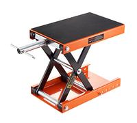 VEVOR Gato de Tijera para Moto Capacidad de 500kg Elevador de Motocicletas Altura de Elevación 9,5-35cm Elevador de Tijera de Acero Plataforma Antideslizante de 36,5x22 cm para Taller de Mantenimiento