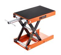 VEVOR Gato de Tijera para Moto Capacidad de 500kg Elevador de Motocicletas Altura de Elevación 9,5-35cm Elevador de Tijera de Acero Plataforma Antideslizante de 36,5x22 cm para Taller de Mantenimiento