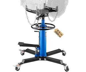 VEVOR Gato de Transmisión Hidráulico 0,5T Elevador Carretilla de 2 Etapas Bomba Hidráulica de Pie de Elevación 85 x 65 x 85 cm Gatos Estabilizadores Azul Gatos Estabilizadores para Elevar Vehículos