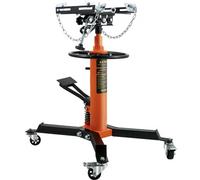 VEVOR Gato de Transmisión Hidráulico 1100 lbs Elevador Carretilla 43,5 kg Bomba Hidráulica de Pie de Elevación Acero Naranja 85 x 65 x 85 cm Gato Hidráulico Profesional Gato Mecánico para Coches
