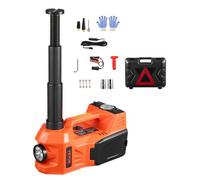 VEVOR Gato Eléctrico Ajustable para Automóvil 5 T 390 x 301 x 186 mm Naranja