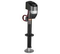 VEVOR Gato Eléctrico para Remolque con Conector de 2 Vías, Control Remoto, Manivela Manual y Cubierta Resistente a la Intemperie, Capacidad de Carga de 2267kg Elevación de 255 - 860 mm para Remolques