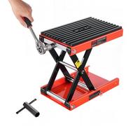 VEVOR Elevador de Motocicleta, Capacidad de Peso de 1200 Libras, Gato de Tijera de Motocicleta de Cubierta Ancha, Rango de Altura de 4.1 a 15 Pulgadas, Soporte Central de reparación de Bicicletas de
