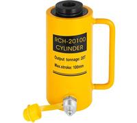 VEVOR Gato Hidráulico Carretilla 20 T, Gato Hidráulico para Coche Carrera de Ariete 100 mm, Gato Hidraulico BotellaAltura 202 + 12 mm, Gato Hidráulico Chapista 9 kg