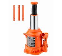 VEVOR Gato Hidráulico de Botella 20 T Manual Gato de Botella Soldado Rango de Elevación de 170-320 mm Mango Largo de 3 Secciones para Automóviles, Reparación de Automóviles, Ingeniería Industrial