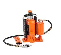 VEVOR Gato Hidráulico de Botella Capacidad de 20 T Rango de Elevación de 265-500 mm Gato Hidráulico y Neumático 0,5 MPa de Presión para Reparación de Autos Coches Maquinaria Pesada de Taller Garaje