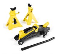 VEVOR Gato Hidráulico de , Capacidad de 2 Toneladas, Gato de Carreras con Soportes, Bomba de Elevación Rápida de Pistón Único, Elevador Hidráulico para Autos Deportivos y SUV , de Elevación 130-310 mm