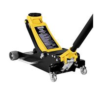 VEVOR Gato Hidráulico de Perfil Bajo Capacidad de 2,5 T, Gato de Acero para Coches, Bomba de Elevación Rápida de Pistón Doble, Rango de Elevación de 9,5 a 47,5 cm, para Automóviles, Vehículos