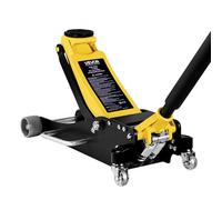 VEVOR Gato Hidráulico de Perfil Bajo Capacidad de 2,5 T, Gato de Acero para Coches, Bomba de Elevación Rápida de Pistón Doble, Rango de Elevación de 9,5 a 47,5 cm, para Automóviles, Vehículos