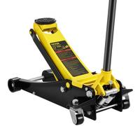 VEVOR Gato Hidráulico de Piso Capacidad de 2,5 T Altura de elevación de 75-495 mm Gato de Acero Resistente con Bomba de Elevación Rápida de Doble Pistón para Taller de Elevación de Camiones SUV