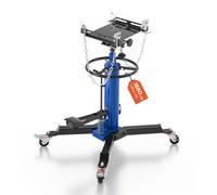 VEVOR Gato Hidráulico de Transmisión para Taller, con Capacidad de Elevación de 750 kg, con Pedal y Rueda Giratoria de 360°, Altura de Elevación de 88-176 cm, para Taller/Garaje, Azul y Negro