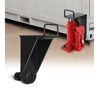 VEVOR Gato Hidráulico para Contenedores, con Asa en Forma de U, 5,6 T, Resistente al Sol y a la Lluvia, con Argolla de Elevación para la Industria Naviera, Logística y Gestión de Almacenes, Negro