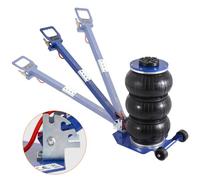 VEVOR Gato Neumático Carga de 3T Elevación de 140-450 mm Gato de Aire para Coche 0,8-1,0 MPa con 3 Cojines de Aire Mango Ajustable Elevador Rápido para Reparación Mantenimiento Coche SUV Taller Garaje