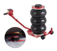 VEVOR Gato Neumático Carga de 3T Elevación de 140-450 mm Gato Neumático 0,8-1,0MPa 3 Cojines de Aire Mango Largo Fácil Elevación Rápida para Reparación de Coches Mantenimiento SUV Pickup Taller Garaje