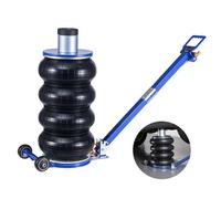 VEVOR Gato Neumático para Coches 6 T, 4 Capas con Columna Elevada, Manivela Ajustable y Almohadilla de Goma Gruesa, Elevación 170 a 583 mm, para Coches, SUV y Camionetas, 1220 x 325 x 170-583 mm