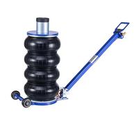 VEVOR Gato Neumático para Coches 6 T, 4 Capas con Columna Elevada, Manivela Ajustable y Almohadilla de Goma Gruesa, Elevación 170 a 583 mm, para Coches, SUV y Camionetas, 1220 x 325 x 170-583 mm