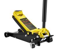 VEVOR Gato para Automóvil de Perfil Bajo 3 T de Carreras de Acero Resistente Con Bomba de Elevación Rápida de Doble Pistón - Rango de Elevación 75-495 mm