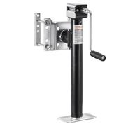 VEVOR Gato para Remolque, Capacidad de Carga Dinámica de 2267 kg, Gato para Remolque con Pernos Soporte de Elevación de 365 mm con Manija para Remolque de RV, Remolque para Yates, Remolque Utilitario