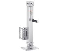 VEVOR Gato para Remolque, Capacidad de Carga Estática de 3628 kg Gato para Remolque con Pernos Soporte de Elevación de 724 mm con Manija para Remolque de RV, Remolque para Yates, Remolque Utilitario