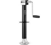 VEVOR Gato para Remolque Tipo A, Capacidad de 2267 kg, Carrera Vertical de 381 mm, con Pie Ajustable de 7 Niveles, Casquillo para Taladro, para Remolques de Caravanas, Utilitarios y de Yates