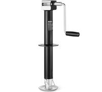 VEVOR Gato para Remolque Tipo A, Capacidad de 2267 kg, Carrera Vertical de 381 mm, con Pie Ajustable de 7 Niveles, Casquillo para Taladro, para Remolques de Caravanas, Utilitarios y de Yates