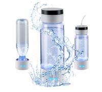 VEVOR Generador de Botella de Agua de Hidrógeno, 380 ml de Capacidad Fabricante de Agua de Hidrógeno Portátil, Máquina Ionizadora de Agua Rica en Hidrógeno con Tecnología con Tubo de Inhalación Nasal