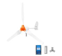VEVOR Generador Eólico 24V 1200 W Turbina Eólica de 3 Palas, Aerogenerador