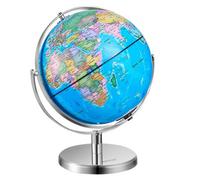 VEVOR Globo Terráqueo Giratorio Iluminado con Soporte, 330,2 mm, Globo giratorio de 720° con Base Estable de Metal Pesado y Luz Nocturna de Constelación LED y Mapa Impreso en HD, en Inglés