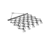 VEVOR Grada de Arrastre con 60 Dientes Afilados Grada de Cadena Duradera 178 x 147 cm para Tractores ATV UTV para Suelos, Siembra, Alisado de Paisajes, Mantenimiento de Caminos de Grava de Patios