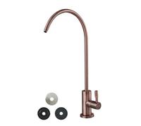 VEVOR Grifo de Acero Inoxidable para Agua Potable sin Plomo, Grifo de Ósmosis Inversa con Válvula de Latón Macizo, Resistente a la Corrosión y Duradero, para Fregadero de Cocina, Bar, Cafetería