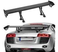 VEVOR GT Wing - Alerón universal de 43.3 pulgadas con cubierta única, aluminio ligero ajustable, alerón trasero para coches y carreras BGW/JDM Drift negro