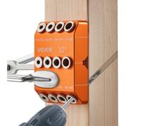 VEVOR Guía de Perforación, Ángulo de 30/45/90 Grados 4 Tamaños, Plantilla de Guía de Perforación de Precisión Portátil para Perforar Agujeros en Ángulo u Horizontales para Barandillas, Postes