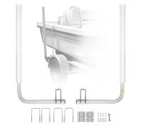 VEVOR Guía para Remolque de Barco 110 cm Ancho Ajustable 30 cm Guía de Lanzamiento de Acero Galvanizado con Tubo de PVC para Motos Acuáticas, Barcos de Pesca, Veleros, Botes Inflables, 550x85x1105 mm