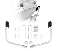 VEVOR Guía para Remolque de Barco 53,5 cm Ancho Ajustable 33 cm Guía de Lanzamiento de Acero Galvanizado con Acolchado Protector para Barcos de Pesca Pequeños, Bote Inflable, 700 x 510 x 510 mm