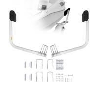 VEVOR Guía para Remolque de Barco 53,5 cm Ancho Ajustable 33 cm Guía de Lanzamiento de Acero Galvanizado con Acolchado Protector para Barcos de Pesca Pequeños, Bote Inflable, 700 x 510 x 510 mm