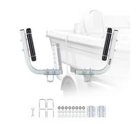 VEVOR Guía para Remolque de Barco Altura Ajustable 470 mm/520 mm, 2 Piezas de Acero Reforzado de Alta Resistencia con Guía de Rodillos Suaves para Barcos con Casco en V, Barcos Pequeños y Medianos