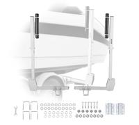 VEVOR Guía para Remolque de Barco Altura Ajustable de 700-1050 mm, 2 Piezas de Acero Engrosado de Alta Resistencia con Guía de Rodillos Suaves, para Barcos de Pesca, Lanchas, 2 Opciones de Montaje