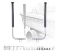 VEVOR Guía para Remolque de Barco Altura de 1016 mm/1219 mm, 2 Piezas de Acero Reforzado de Alta Resistencia, con Tubos de PVC, para Barcos de Esquí, Barcos de Pesca Compactos, Veleros Pequeños