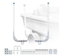 VEVOR Guía para Remolque de Barco Altura de 775 mm/1205 mm, 2 Piezas de Acero Reforzado de Alta Resistencia, con Tubos de PVC, para Barcos de Esquí, Barcos de Pesca Compactos, Veleros Pequeños