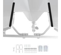 VEVOR Guía para Remolque de Barco Ancho Ajustable de 30 mm, 2 Guías de Acero Robusto de Alta Resistencia con Almohadillas de Soporte, Compatibles con Remolques Tipo Pontón con Vigas en L para Botes