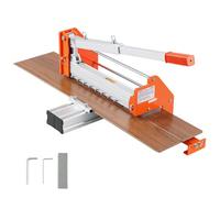 VEVOR Guillotina para Laminado, Cortador de Suelo, Corte Máximo 304,8 mm, Espesor 12 mm con Cuchilla D2, Guía de Ángulo, Palanca de Aluminio, Soporte Telescópico para Piso Vinilo SPC LVP LVT VCT WPC