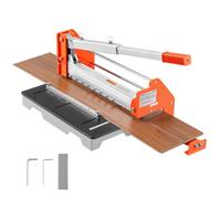 VEVOR Guillotina para Laminado, Cortador de Suelo, Corte Máximo 304,8 mm, Espesor 16 mm con Palanca de Aluminio, Cuchilla D2, Guía de Ángulo, Soporte Telescópico para Vinilo LVT VCT SPC LVP WPC Piso